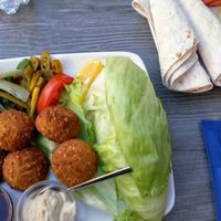 Falafel Plate at Cigköftem Roermond at Cigköftem in Roermond