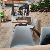 Restaurant area at Saku Express in Potsdam