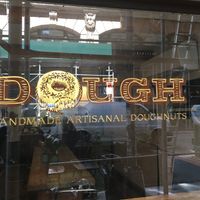 Front window at Dough Doughnuts - Flatiron in New York City