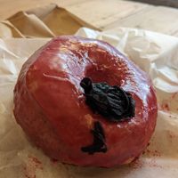 Habiscus Vegan doughnut at Dough Doughnuts - Flatiron in New York City