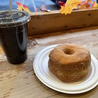 Raised were the only vegan option - 3 flavors though   at Dough Doughnuts - Flatiron in New York City