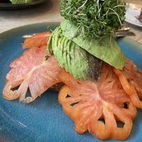 Avocado toast  at Penny Lane Cafe in Aalborg