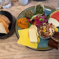 vegan brunchh  at Penny Lane Cafe in Aalborg
