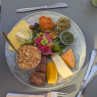 Breakfast plate at Penny Lane Cafe in Aalborg