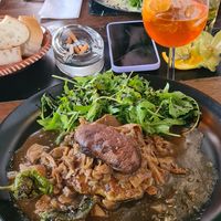 Polenta vegan gemacht at Ricardo in Klagenfurt