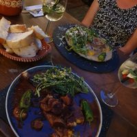 Vegan Polenta with redwine-carrot sauce at Ricardo in Klagenfurt