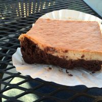 Cream cheese brownie at City Cakes and Cafe in Salt Lake City