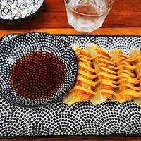 Gyoza at Vegan Sushi Bar - Downtown in Amsterdam