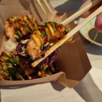 Signature rolls w "shrimp" at Vegan Sushi Bar - Downtown in Amsterdam