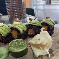 Amazing sushi   at Vegan Sushi Bar - Downtown in Amsterdam