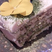 Matcha tiramisu at Vegan Sushi Bar - Downtown in Amsterdam