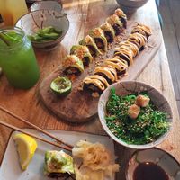 Our favorite was the California crunch roll, went back for this! at Vegan Sushi Bar - Downtown in Amsterdam