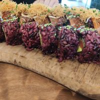 Cheesy tuna sushi at Vegan Sushi Bar - Downtown in Amsterdam