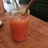 Watermelon lychee juice at Vegan Sushi Bar - Downtown in Amsterdam