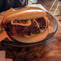 Katzu tofu bao at Vegan Sushi Bar - Downtown in Amsterdam