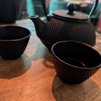 Peach and mandarin tea at Vegan Sushi Bar - Downtown in Amsterdam