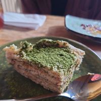 Matcha Tiramisu at Vegan Sushi Bar - Downtown in Amsterdam