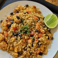 Arroz criollo at Herbívoro- Chapinero in Bogota