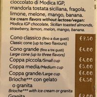   at Comis Ice Cafe in Catania