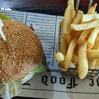 $22 for some veg on a bun, disappointing. at Endeavour Tavern in Lancelin