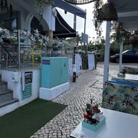 outdoor seating!  at Café Fino in Carvoeiro