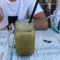 Golden hour juice at Café Fino in Carvoeiro