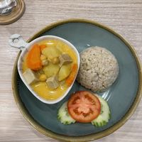 Massamun Curry  at VIBE Coffee & Plant-Based Food in Bangkok