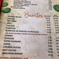  at Lolita's Mexican Restaurant in Luquillo