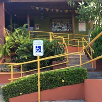 Front side view, stairs to door at Lolita's Mexican Restaurant in Luquillo
