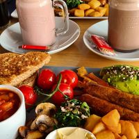 Our 'mains'! at Daisy's  in Torquay