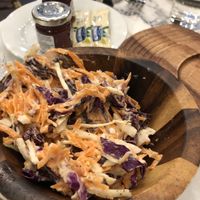 Vegan slaw  at The Vegan Brasserie in South West London