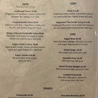   at The Vegan Brasserie in South West London