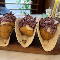 Cauliflower tacos   at The Vegan Brasserie in South West London