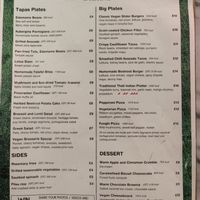  at The Vegan Brasserie in South West London