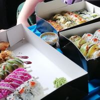 Sushi to go at Very Very Veggie Vegan Sushi in Hamburg