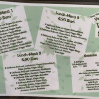 Menu at Very Very Veggie Vegan Sushi in Hamburg