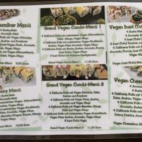 Menu at Very Very Veggie Vegan Sushi in Hamburg