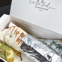  Vegan kebab wrap at Be Kind The Vegan Coffee Caravan in Hayle