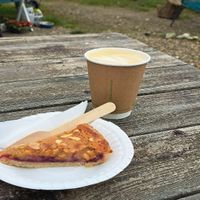 Best Bakewell Tart ever. at Be Kind The Vegan Coffee Caravan in Hayle