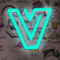 awesome atmosphere  at V Burger in Calgary