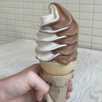 Swirl ice-cream at V Burger in Calgary