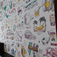 Motto des Ladens at V Burger in Calgary