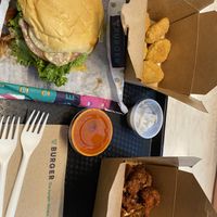   at V Burger in Calgary