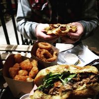   at V Burger in Calgary