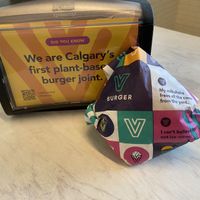   at V Burger in Calgary
