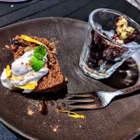Carrot Cake & Chocolate Cup at Yumin Cafe in Tokyo