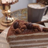 Salted caramel cake at Cafe Turtle 카페 거북이 in Seoul