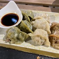 Involtini al vapore. Per ogni colore un condimento diverso at Su Guan in Florence