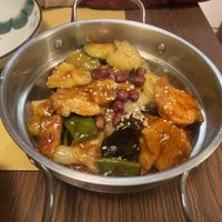 Hot pot (you can have it with small portion of rice, I liked it  the way it was served) #Veganuary at Su Guan in Florence