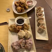 Both of the dumpling dishes were the best ever!  at Su Guan in Florence